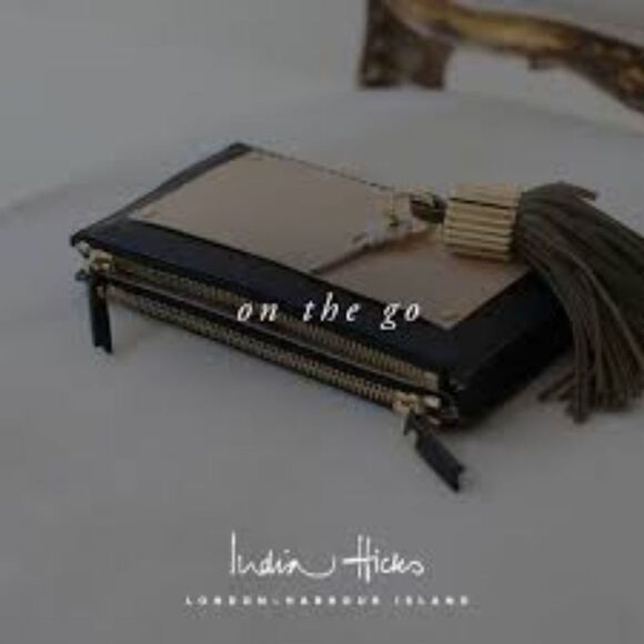 India Hicks - Takeout Wallet - Burgundy - NEW - Picture 4 of 4